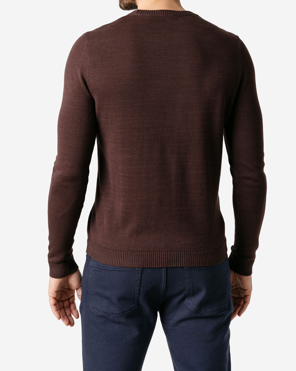Leichter Herren-Strickpullover Bio-Baumwolle