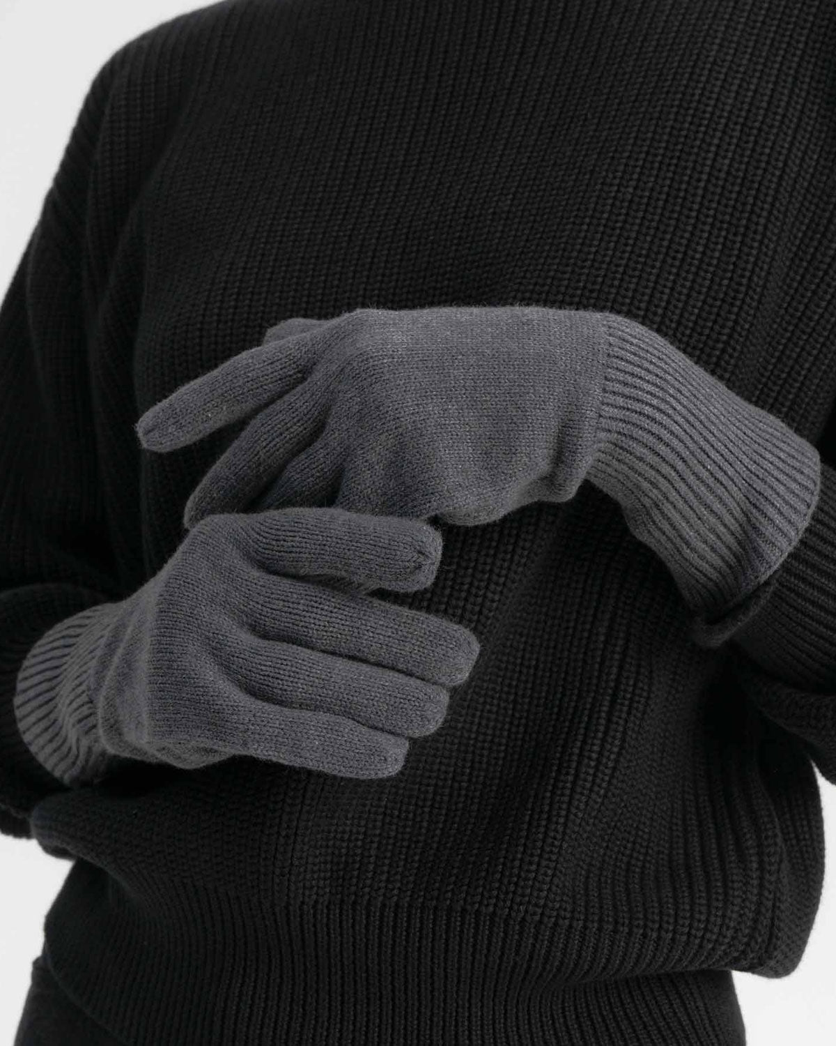 Mela Unisex Strick Handschuhe Bio Baumwolle