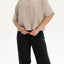 Mela Damen Oversize Hemd Kurzarm Bio Baumwolle