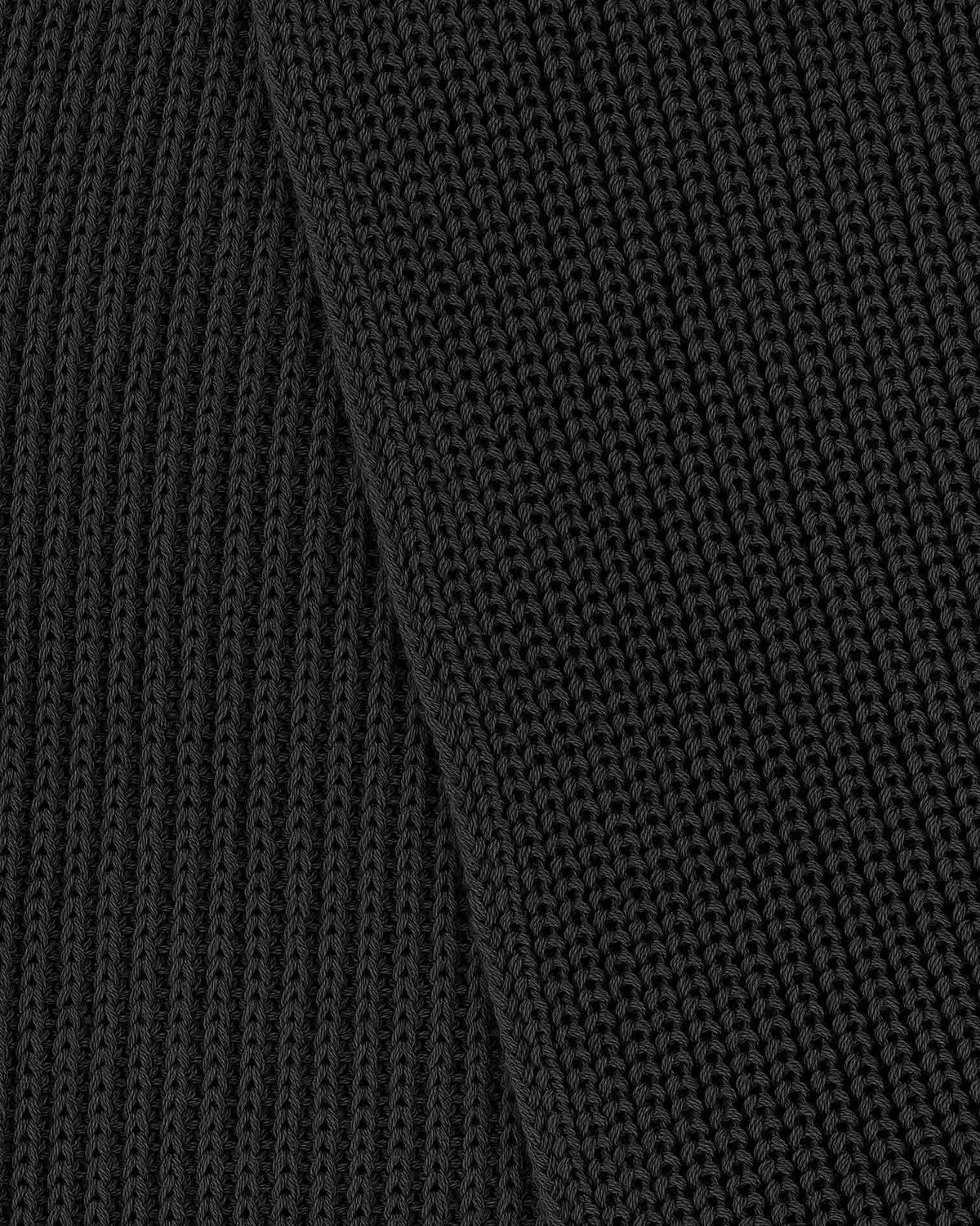 Mela Unisex Rippstrick Schal Bio Baumwolle