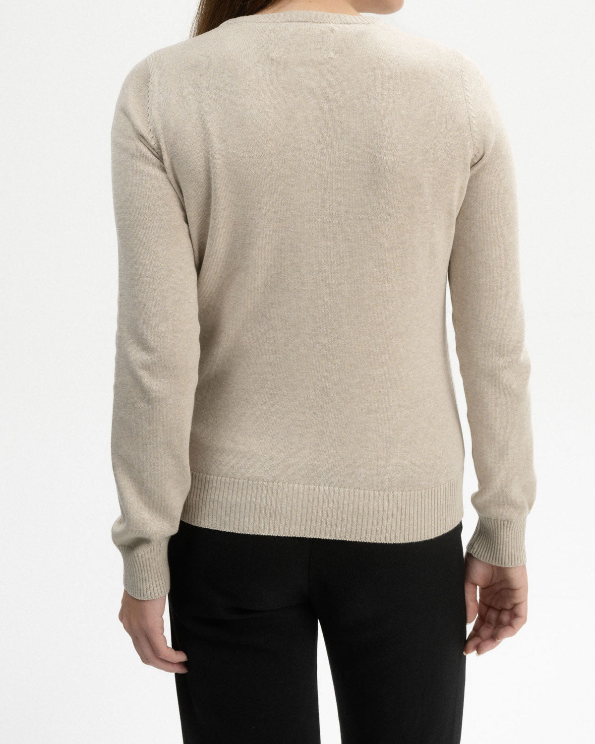 Mela Damen Feinstrick Cardigan Bio Baumwolle