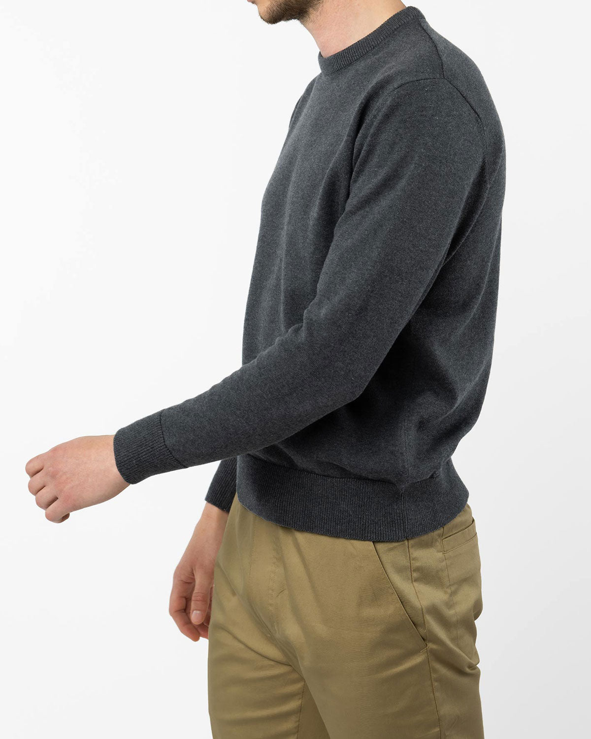 Mela Herren Bio Baumwolle Feinstrick Pullover Vegan