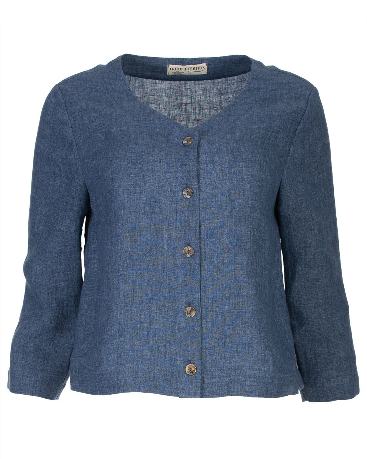 Naturalmente Schweikardt Moden Kurze Leinen Jacke