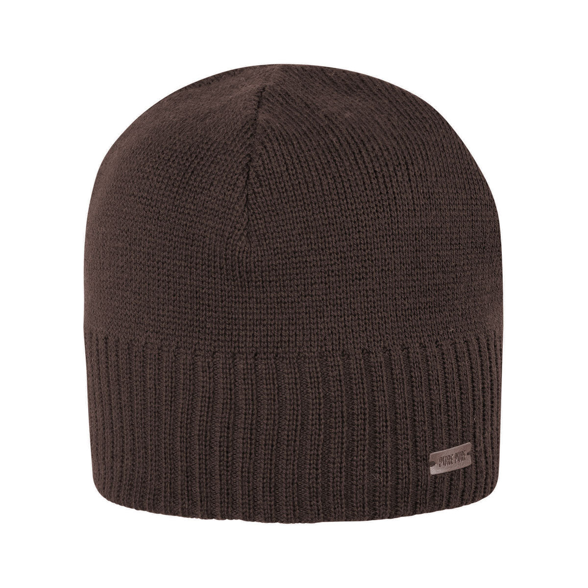 Pure Pure Unisex halb Beanie Mütze reiner kbT-Merinowolle