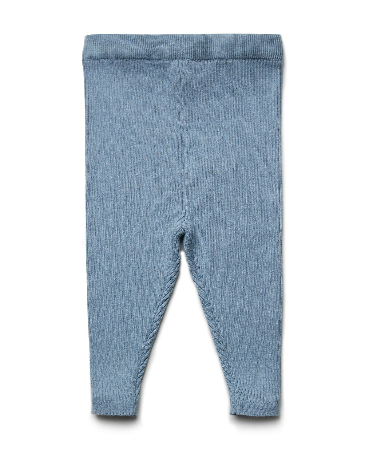Puri Organic Kleinkinder Legging Rippenstrick Bio Baumwolle Wolle