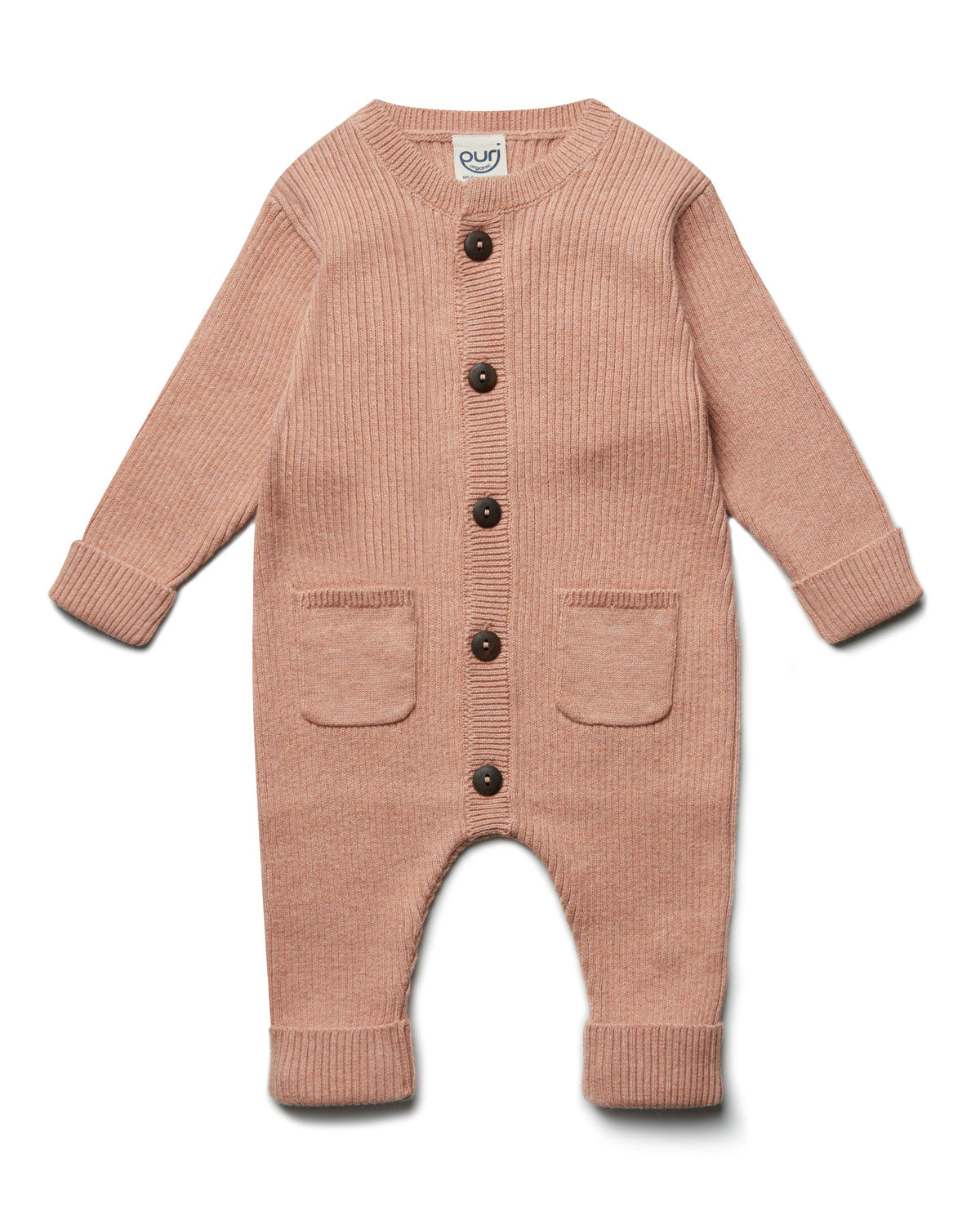Puri Organic Baby Overall Rippenstrick Bio Baumwolle Wolle