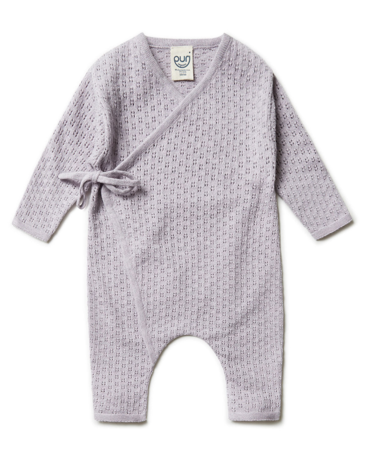 Puri Organic Baby Spielanzug Ajour Bio Baumwolle Seide