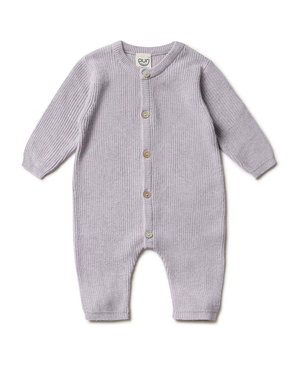 Puri Organic Baby Overall Perlfangstrick Bio Baumwolle Seide