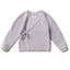 Puri Organic Baby Kimono Jacke Perlfangstrick Bio Baumwolle Seide