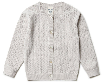 Puri Organic Baby Jacke Ajour Bio Baumwolle Seide