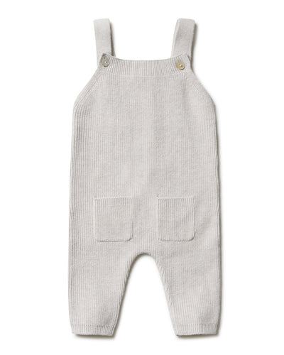 Puri Organic Baby  Latzhose Perlfangstrick Bio Baumwolle Seide