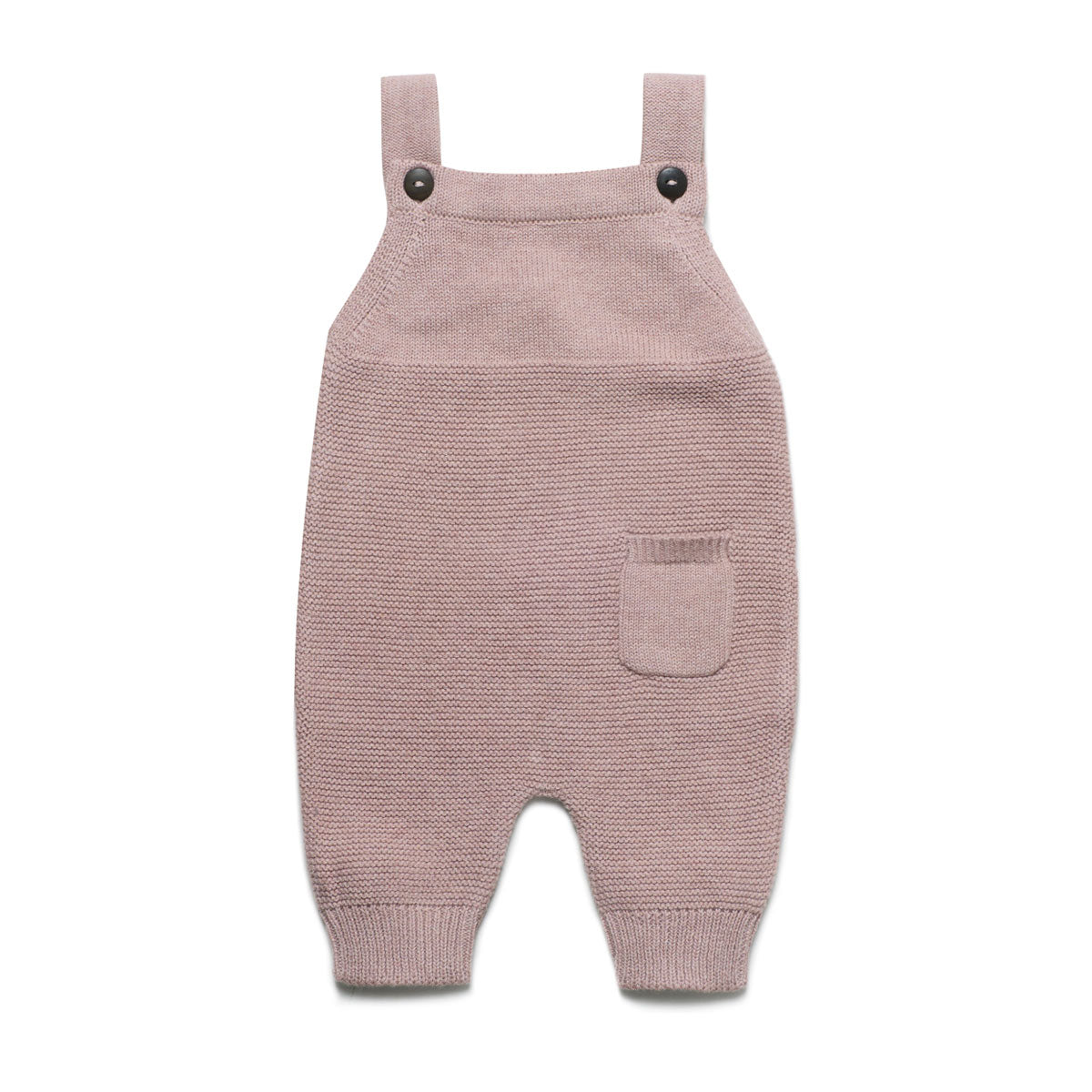 Baby Latzhose Krausstrick Baumwolle (Bio) Schurwolle