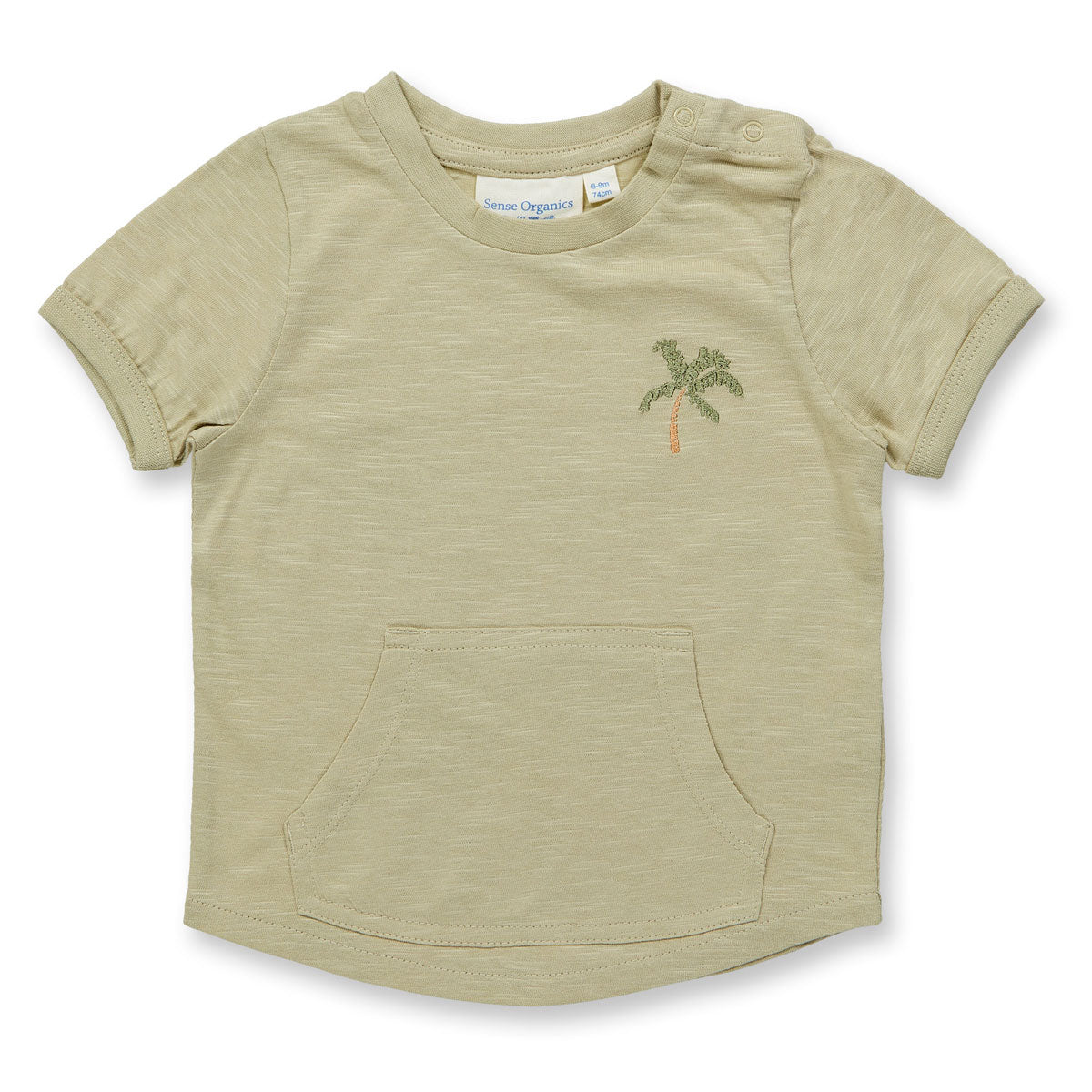 Sense Organics Baby T-Shirt Palmen-Motiv Bio Baumwolle
