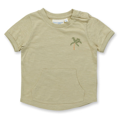 Sense Organics Baby T-Shirt Palmen-Motiv Bio Baumwolle